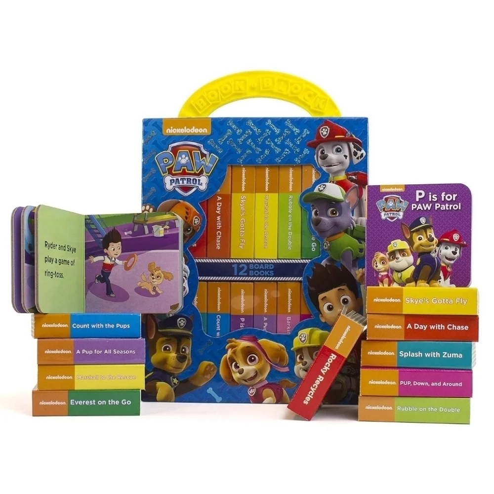Nickelodeon Paw Patrol Book Block 12 Board Books